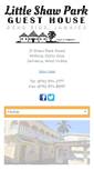 Mobile Screenshot of littleshawparkguesthouse.com