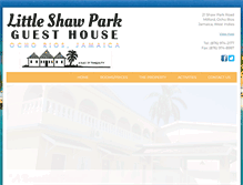 Tablet Screenshot of littleshawparkguesthouse.com